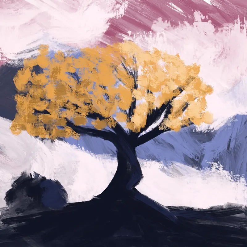 Albero giallo